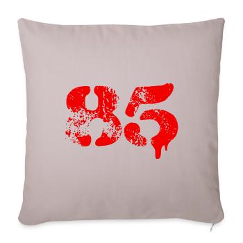 85 number symbol - Sofa pillowcase 17,3'' x 17,3'' (45 x 45 cm) - light taupe - Front