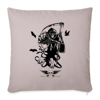 mort mort chemise de halloween cimetière - Housse de coussin décorative 45 x 45 cm - taupe clair - Devant