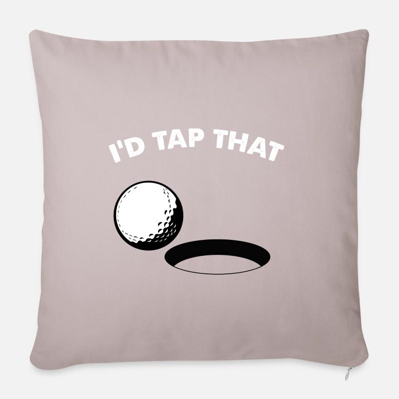 Golf - Sofakissenbezug 45 x 45 cm - helles Taupe