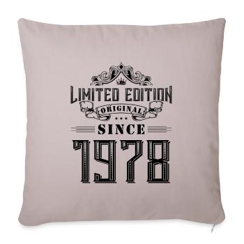 1978 Limited Edition - Sofa pillowcase 17,3'' x 17,3'' (45 x 45 cm) - light taupe - Front