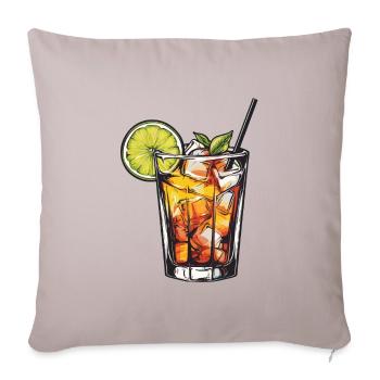 Limonade Drink - Sofakissenbezug 45 x 45 cm - helles Taupe - Vorne