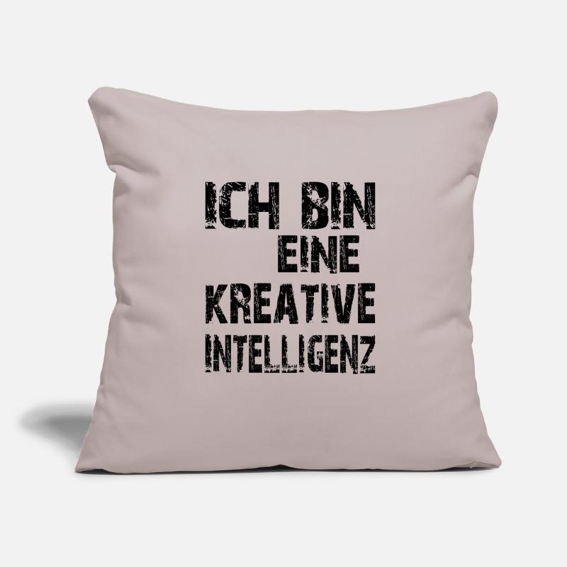 AI Saying I'm a Creative Intelligence Sofa pillowcase 17,3'' x 17,3'' (45 x 45 cm)