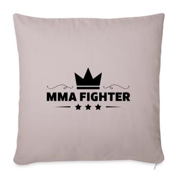 MMA Fighter Mixed Martial Arts - Sofakissenbezug 45 x 45 cm - helles Taupe - Vorne