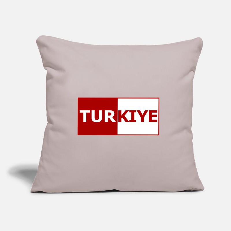 Éventails de dinde Housse de coussin décorative 45 x 45 cm
