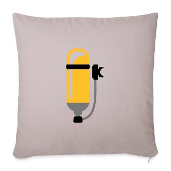 Volunteer Fire Brigade - Respiratory Protection Gift - Sofa pillowcase 17,3'' x 17,3'' (45 x 45 cm) - light taupe - Front