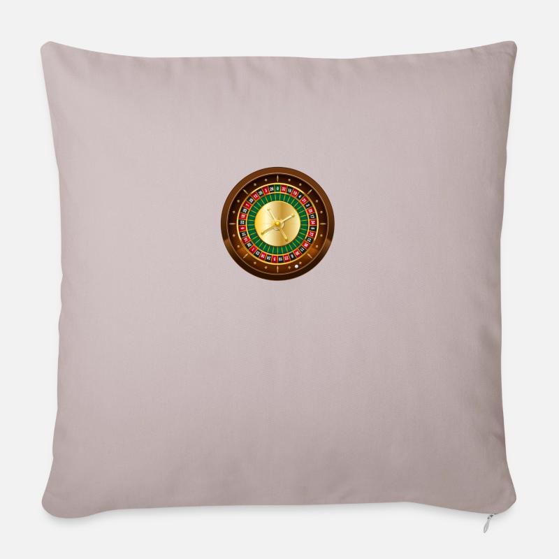 roulette - Sofakissenbezug 45 x 45 cm - helles Taupe