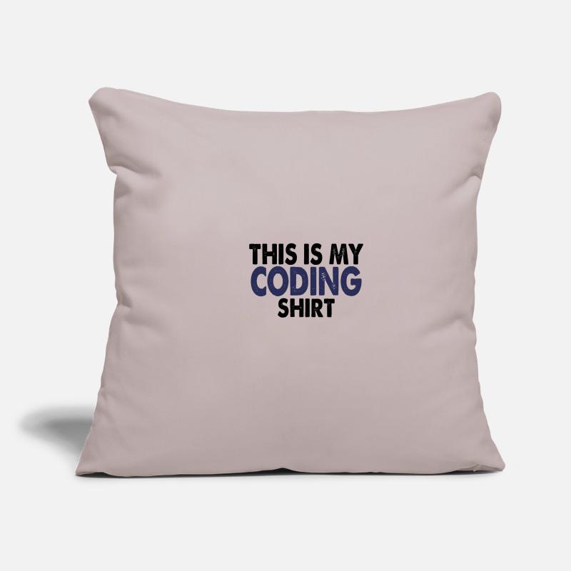 Programmation informatique de nerd de codage Housse de coussin décorative 45 x 45 cm