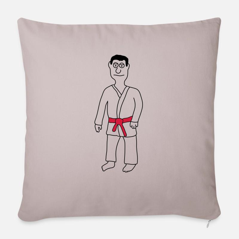 Judo - Sofakissenbezug 45 x 45 cm - helles Taupe