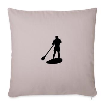 Husband Father Stand-up Paddle - Sofa pillowcase 17,3'' x 17,3'' (45 x 45 cm) - light taupe - Front