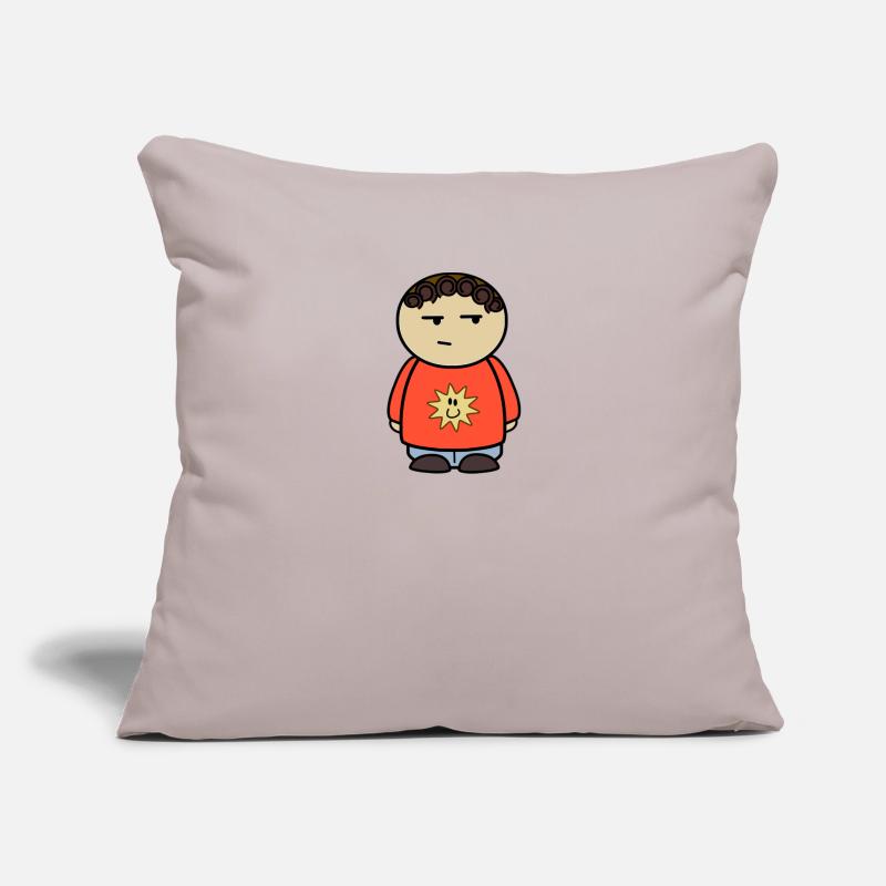 Verdächtigte Comic Figur - Geschenkidee Sofakissenbezug 45 x 45 cm