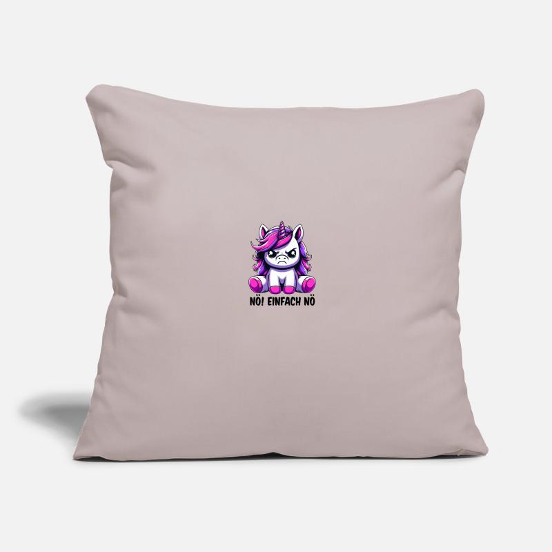 Non, tout simplement non Housse de coussin décorative 45 x 45 cm