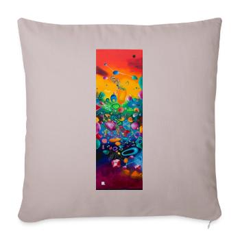Circus - Housse de coussin décorative 45 x 45 cm - taupe clair - Devant