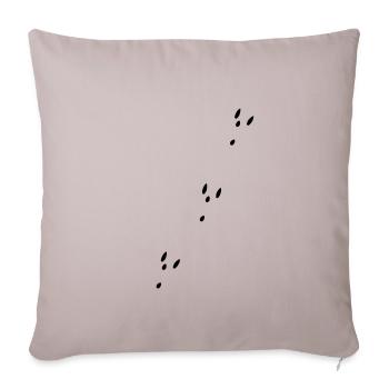 Speak to hunt to hunt speak - Sofa pillowcase 17,3'' x 17,3'' (45 x 45 cm) - light taupe - Front