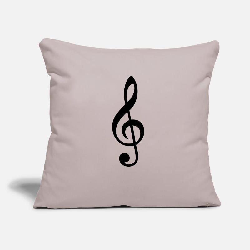 clé - clef Housse de coussin décorative 45 x 45 cm