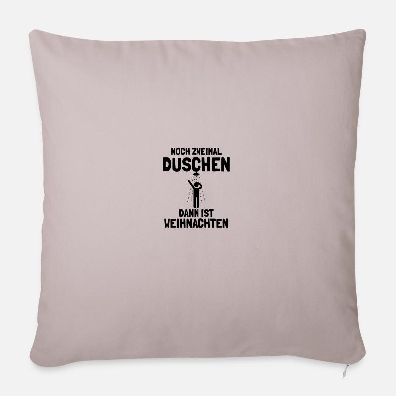 Gaspreis 2022 Shirt Halloween Spruch Duschen Meme - Sofakissenbezug 45 x 45 cm - helles Taupe