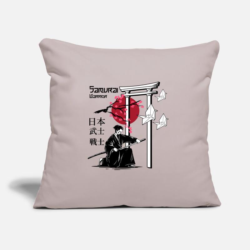 Samurai-Krieger Sofakissenbezug 45 x 45 cm