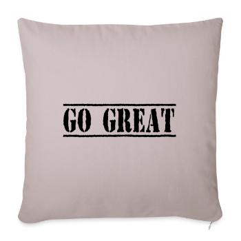Money Motivation Profit Profit Performance Yield - Sofa pillowcase 17,3'' x 17,3'' (45 x 45 cm) - light taupe - Front