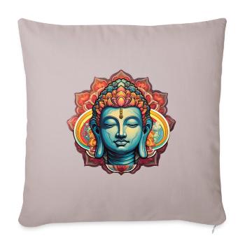 InnerPeaceWear - Housse de coussin décorative 45 x 45 cm - taupe clair - Devant