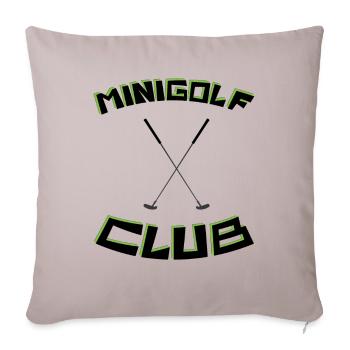MINIGOLF -CLUB- Jahreseinkommen - Sofakissenbezug 45 x 45 cm - helles Taupe - Vorne