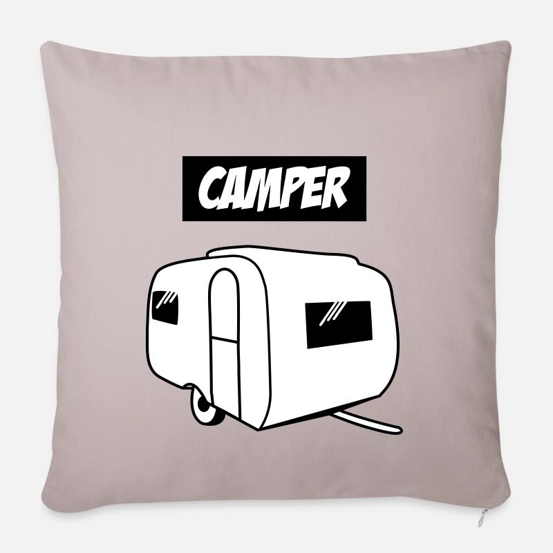 Camper - Sofakissenbezug 45 x 45 cm - helles Taupe