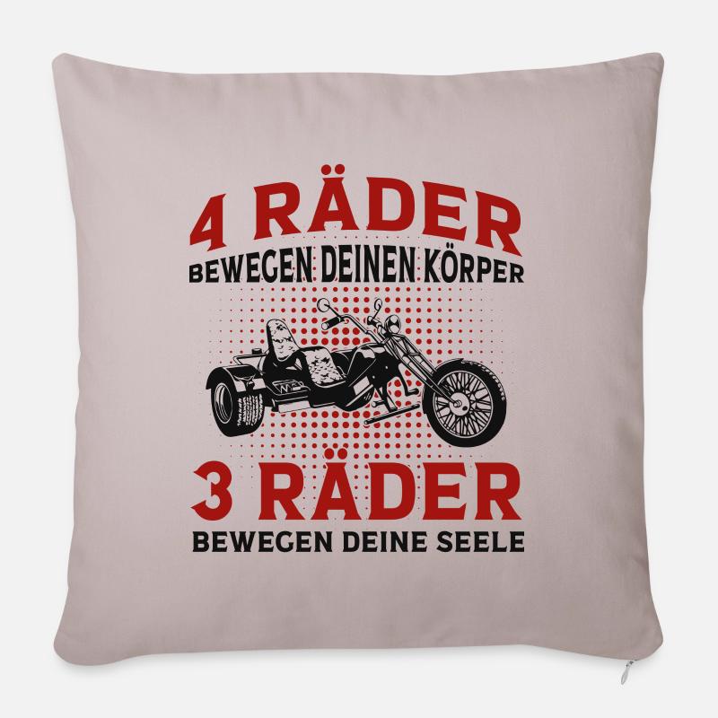 Trike - Sofakissenbezug 45 x 45 cm - helles Taupe