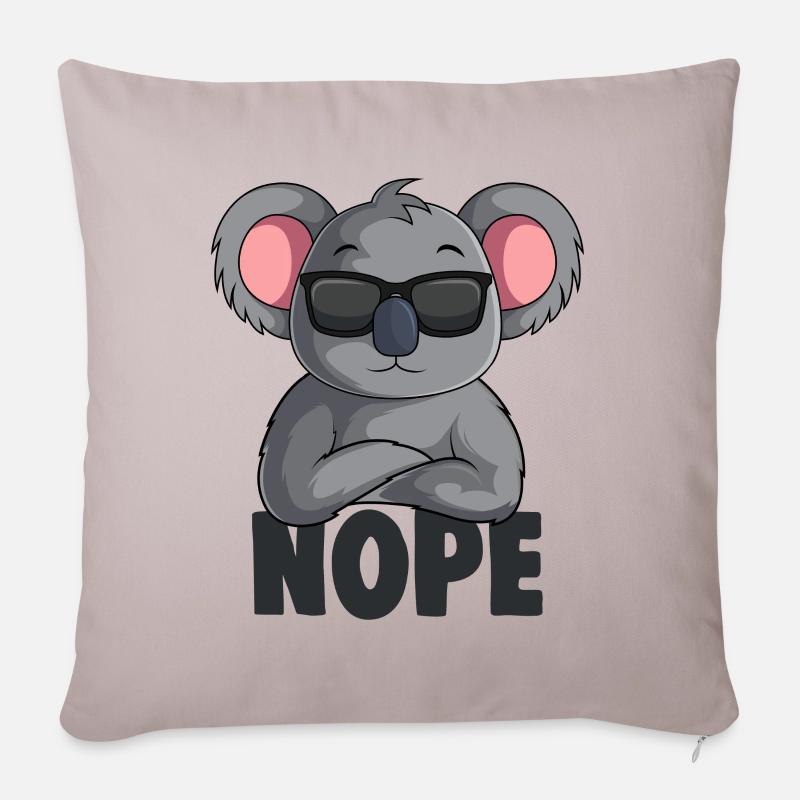 Koala - Sofakissenbezug 45 x 45 cm - helles Taupe