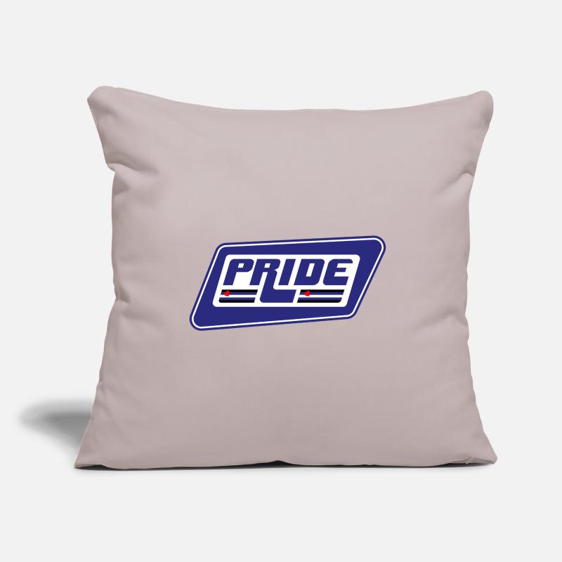 Cuir Pride Housse de coussin décorative 45 x 45 cm