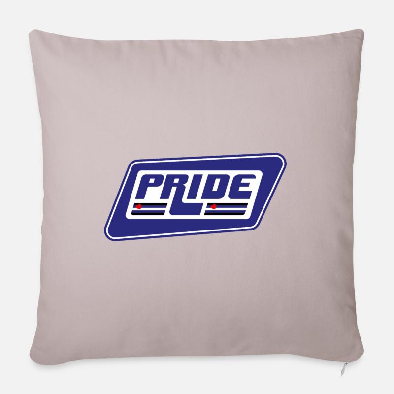Cuir Pride - Housse de coussin décorative 45 x 45 cm - taupe clair