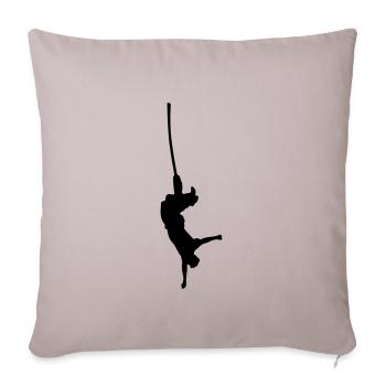 bungee springen - Sofakissenbezug 45 x 45 cm - helles Taupe - Vorne