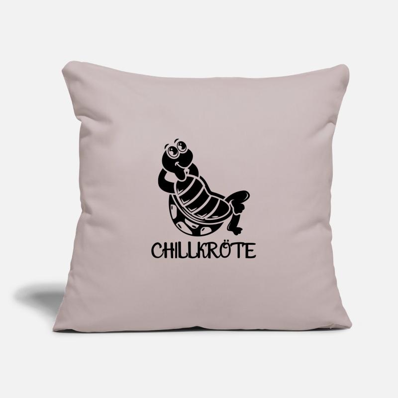 Chill Toad / Turtle / Turtle / Animal Gift Sofa pillowcase 17,3'' x 17,3'' (45 x 45 cm)