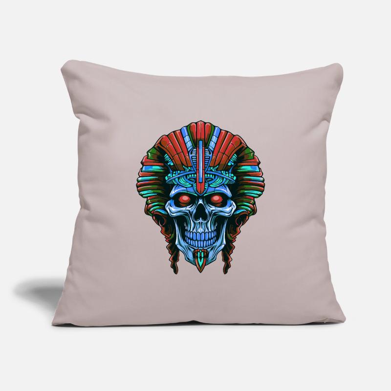 Pharaoh Skull Sofa pillowcase 17,3'' x 17,3'' (45 x 45 cm)