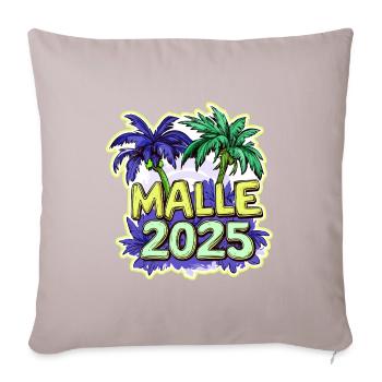 Malle 2025 Holiday - Sofa pillowcase 17,3'' x 17,3'' (45 x 45 cm) - light taupe - Front