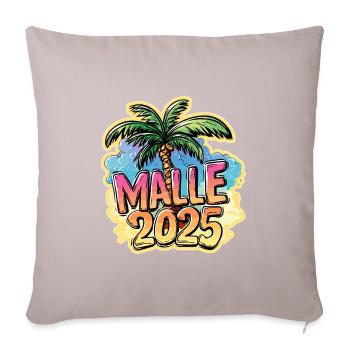 Malle 2025 Palm Trees Mallorca - Sofa pillowcase 17,3'' x 17,3'' (45 x 45 cm) - light taupe - Front