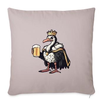 Strauss Beer Funny - Sofa pillowcase 17,3'' x 17,3'' (45 x 45 cm) - light taupe - Front