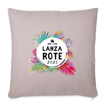 Lanzarote 2025 Coloré - Housse de coussin décorative 45 x 45 cm - taupe clair - Devant