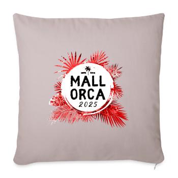 Mallorca 2025 Colorful - Sofa pillowcase 17,3'' x 17,3'' (45 x 45 cm) - light taupe - Front