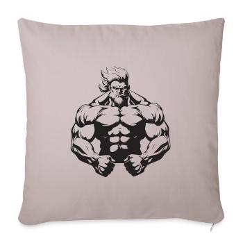 Bodybuilder Fitness - Sofa pillowcase 17,3'' x 17,3'' (45 x 45 cm) - light taupe - Front
