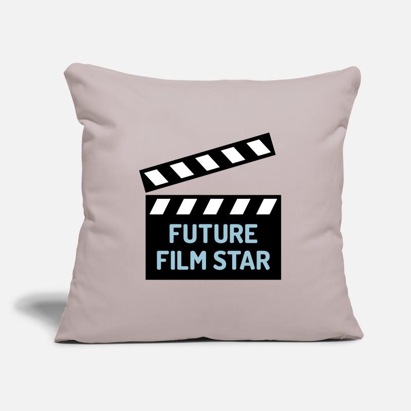 ★ Couleurs de conception modifiables ★ Future star de cinéma Housse de coussin décorative 45 x 45 cm