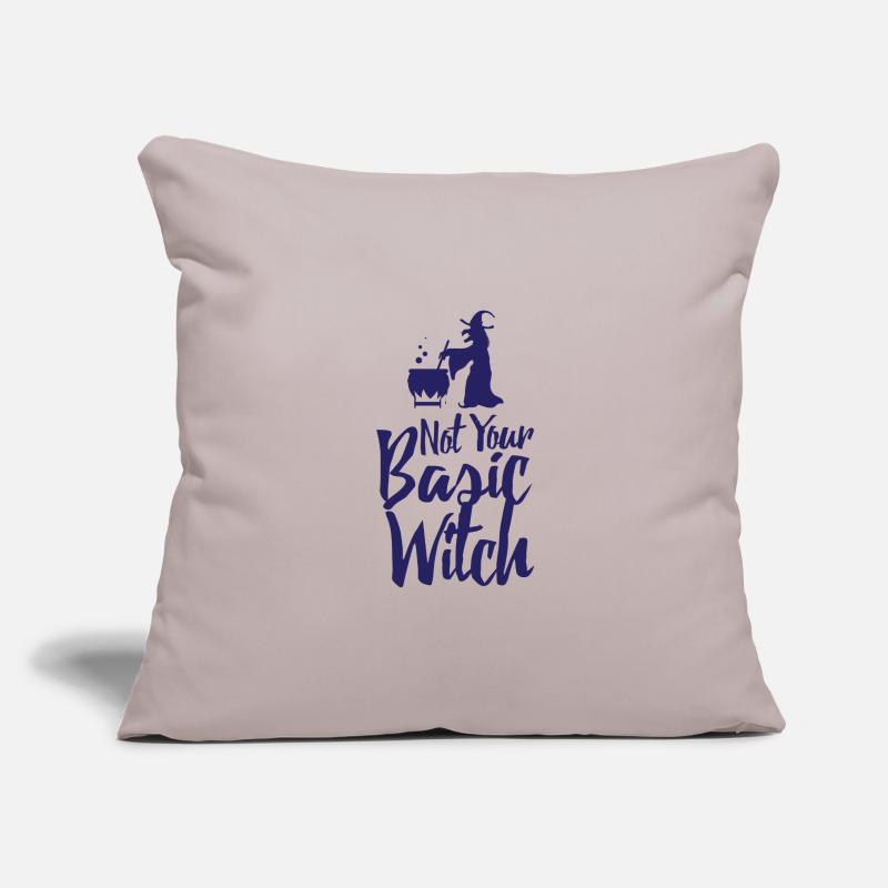 Not your basic witch Sofa pillowcase 17,3'' x 17,3'' (45 x 45 cm)