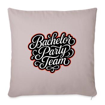 Bachelor Party Team - Sofa pillowcase 17,3'' x 17,3'' (45 x 45 cm) - light taupe - Front