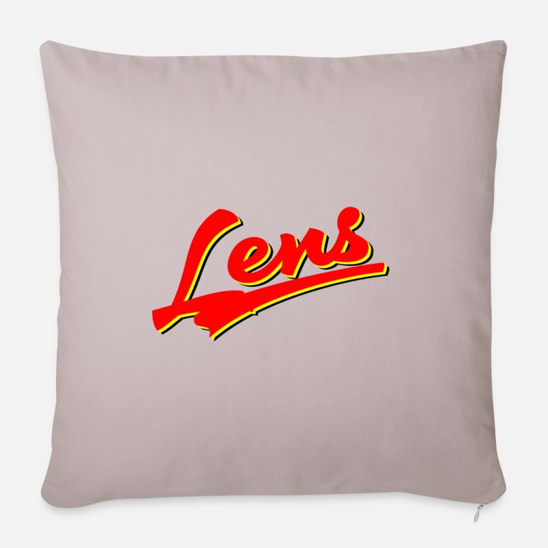 Retro Lens - Housse de coussin décorative 45 x 45 cm - taupe clair