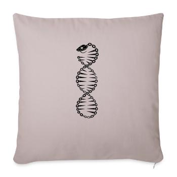 DNA Snake 2 - Sofa pillowcase 17,3'' x 17,3'' (45 x 45 cm) - light taupe - Front