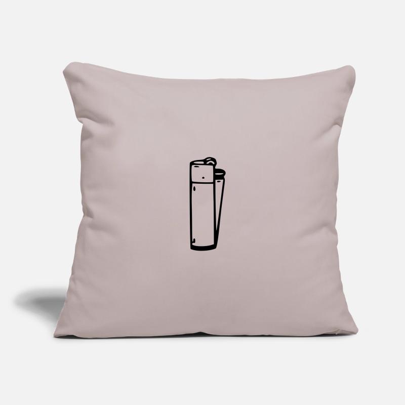 plus léger Housse de coussin décorative 45 x 45 cm