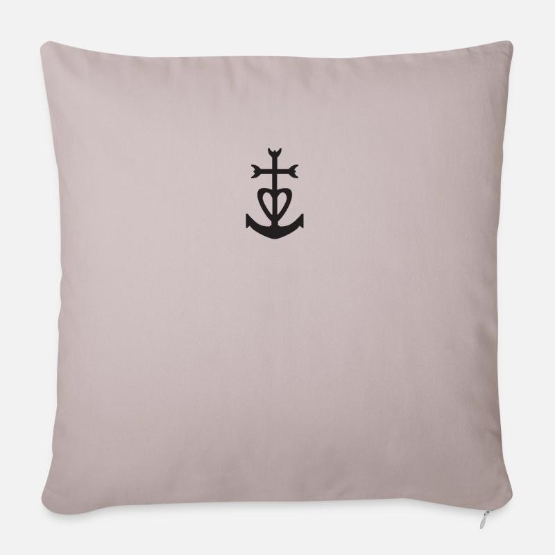camargue - Housse de coussin décorative 45 x 45 cm - taupe clair
