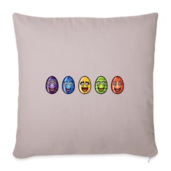 Easter egg - Sofa pillowcase 17,3'' x 17,3'' (45 x 45 cm) - light taupe - Front