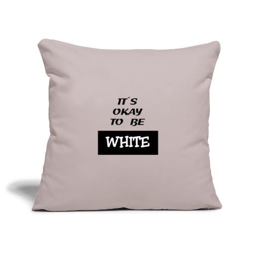 white - Sofa pillowcase 17,3'' x 17,3'' (45 x 45 cm)