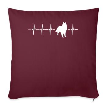 Lustige Groenendael Geschenk-Idee - Sofakissenbezug 45 x 45 cm - Burgunderrot - Vorne