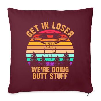 Alien - Alien Galaxy Funny Gift - Housse de coussin décorative 45 x 45 cm - bordeaux - Devant