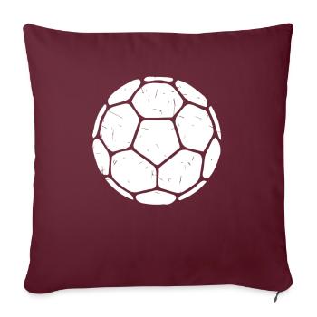 handball - Housse de coussin décorative 45 x 45 cm - bordeaux - Devant
