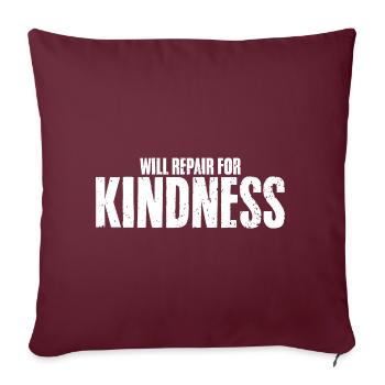 Cool Will Repair For Kindness A Repairman Repair - Sofakissenbezug 45 x 45 cm - Burgunderrot - Vorne
